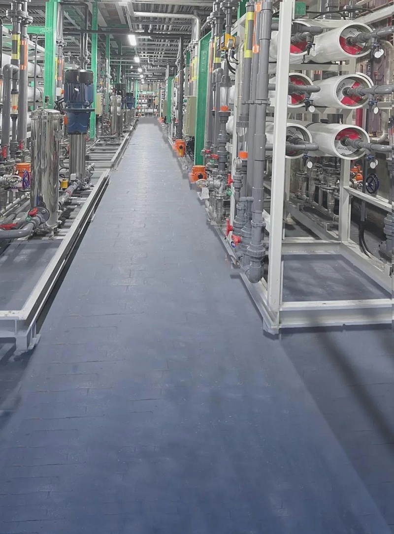 科勒衛浴電鍍廢水處理工程現場