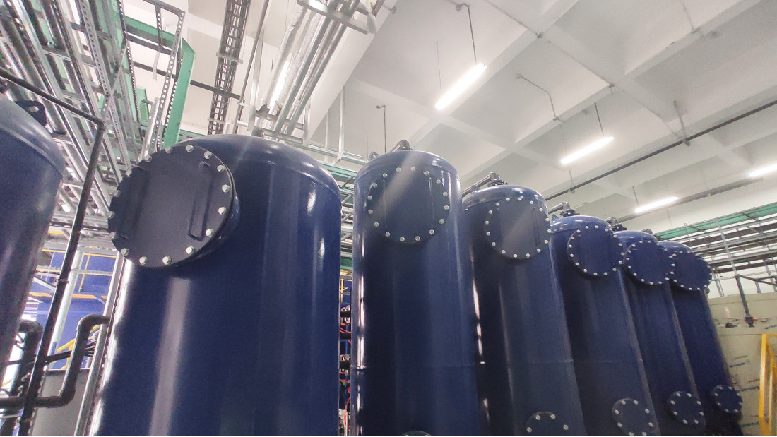 銅箔廢水處理中含銅廢水回用處理系統