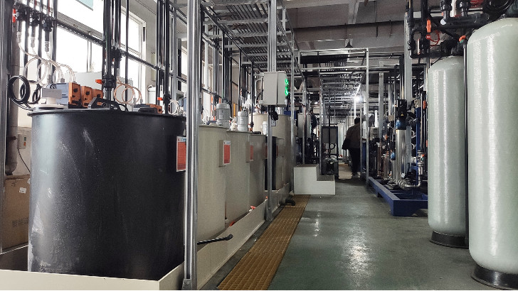 江蘇某企業電子含氟廢水處理工藝流程