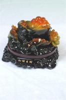 和諧生財仿玉樹脂工藝品 傳統(tǒng)工藝與現(xiàn)代美學的完美融合